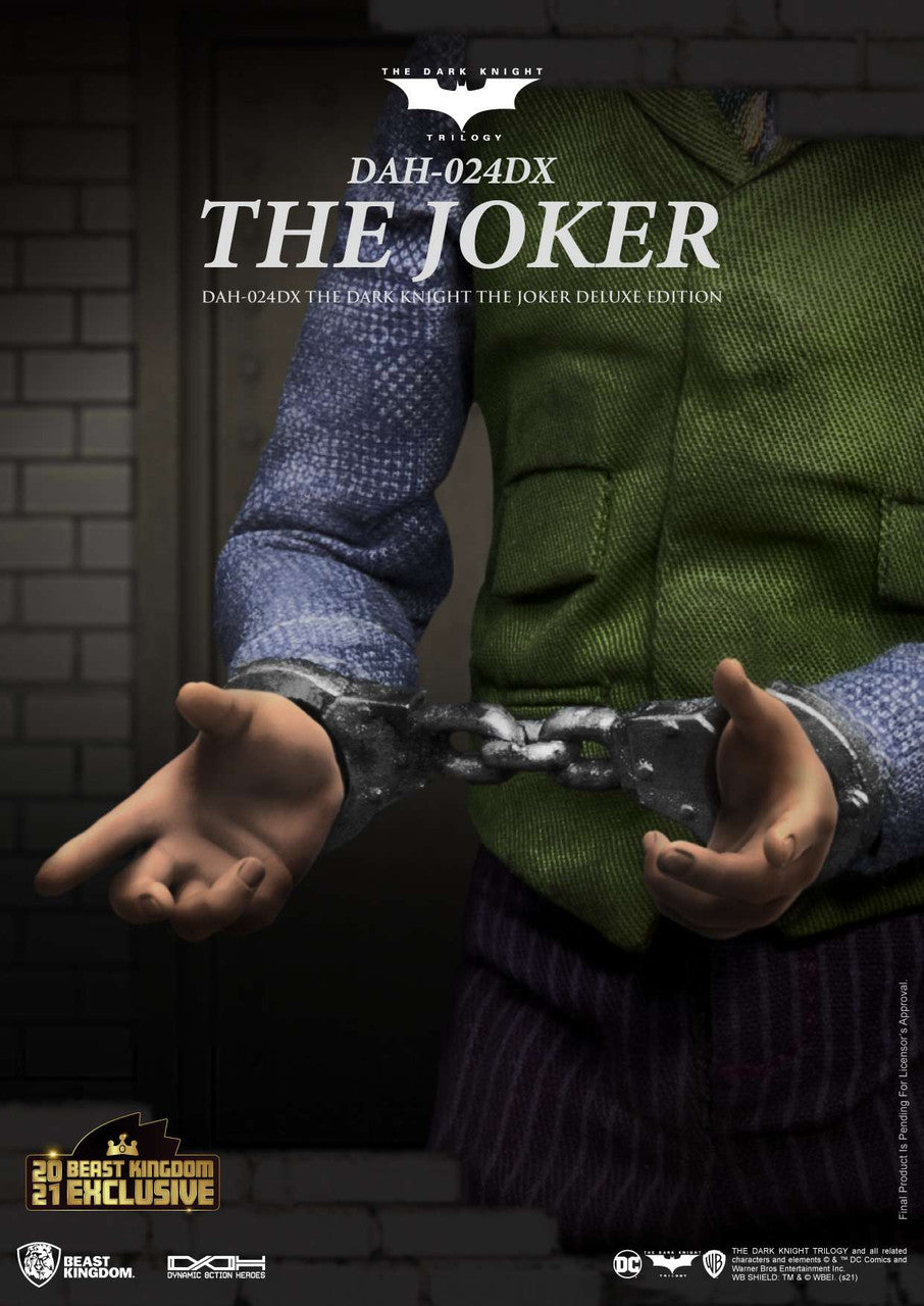 Beast Kingdom The Dark Knight: DAH-024DX - The Joker Deluxe Version - Dynamic 8-Ction Figure