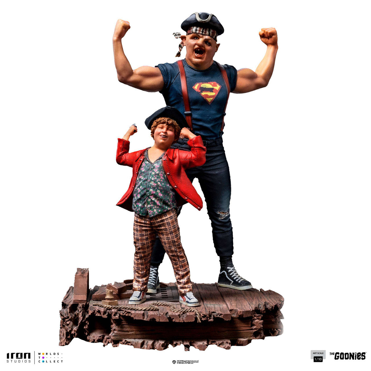 Iron Studios The Goonies: Sloth and Chunk - 1:10 Scale Art Statue