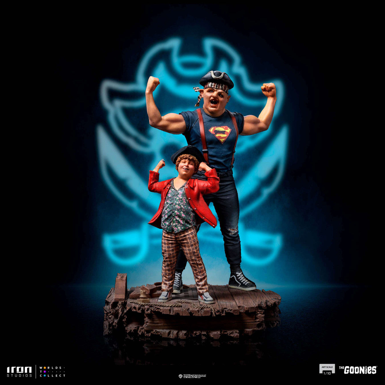 Iron Studios The Goonies: Sloth and Chunk - 1:10 Scale Art Statue