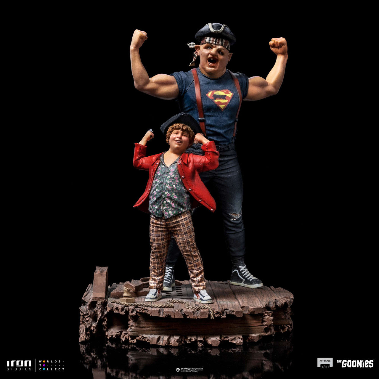 Iron Studios The Goonies: Sloth and Chunk - 1:10 Scale Art Statue