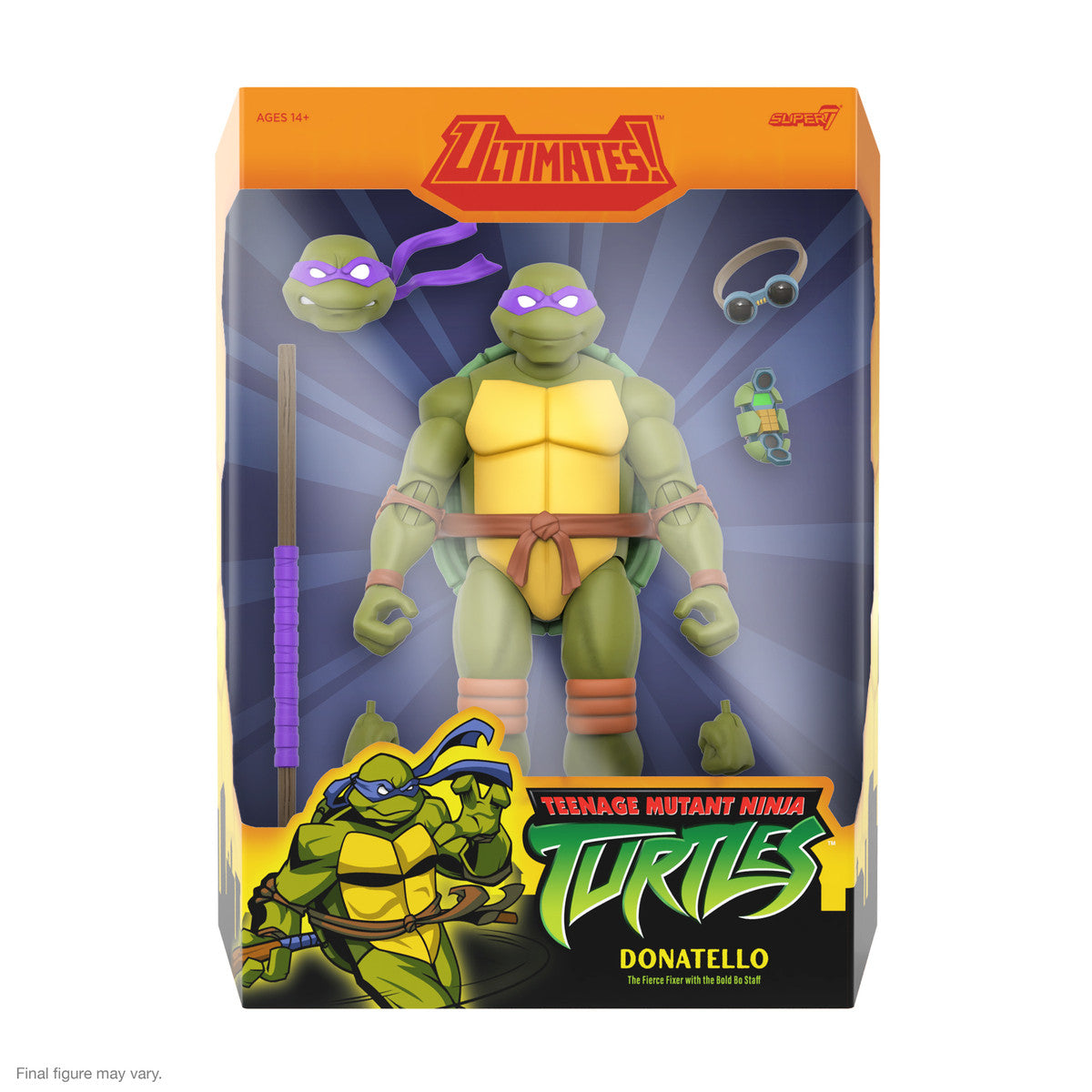 TMNT ULTIMATES! Donatello (2003 Animated Series) - 7" Figure