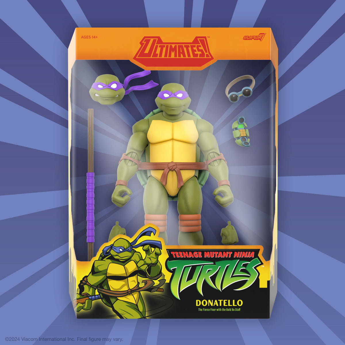 TMNT ULTIMATES! Donatello (2003 Animated Series) - 7" Figure