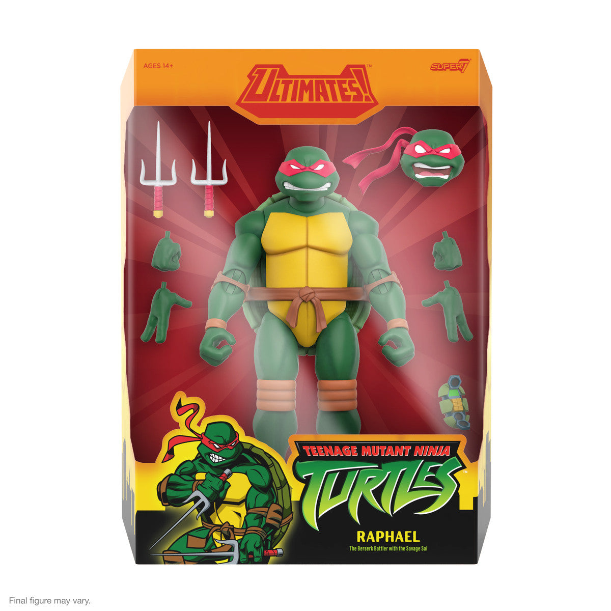 TMNT ULTIMATES! Raphael (2003 Animated Series) - 7" Figure