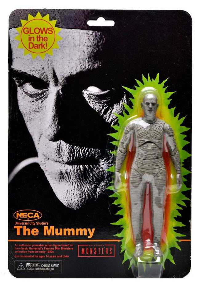 NECA Universal Monsters: The Mummy Retro GITD - 7" Scale Action Figure