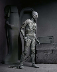 NECA Universal Monsters: Ultimate Mummy (Black and White) - 7” Scale Action Figure