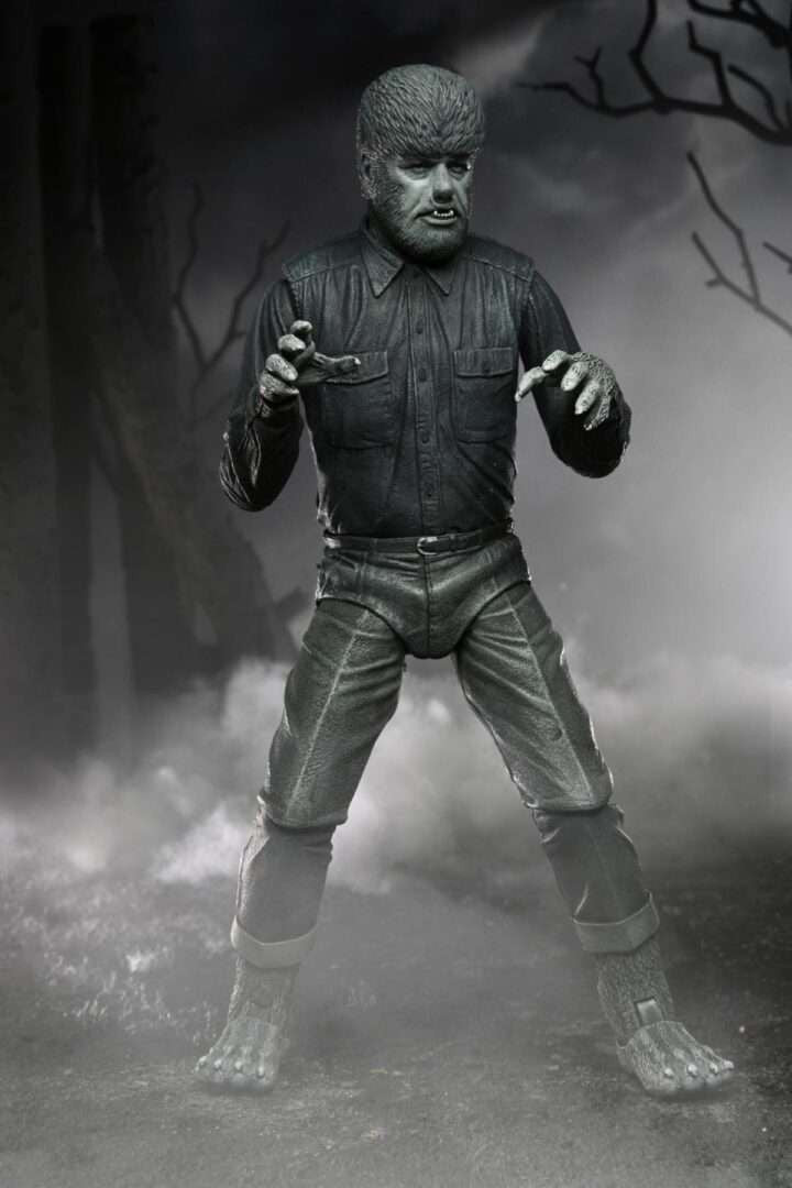 NECA Universal Monsters - Ultimate Wolf Man (B&W) 7" Scale Action Figure