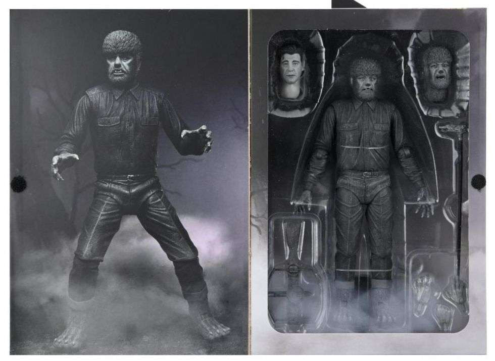 NECA Universal Monsters - Ultimate Wolf Man (B&W) 7" Scale Action Figure