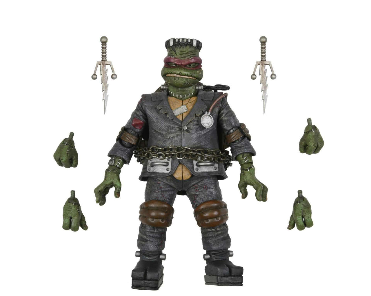 NECA Universal Monsters x TMNT - 7" Scale Action Figure - Ultimate Raphael as Frankenstein's Monster