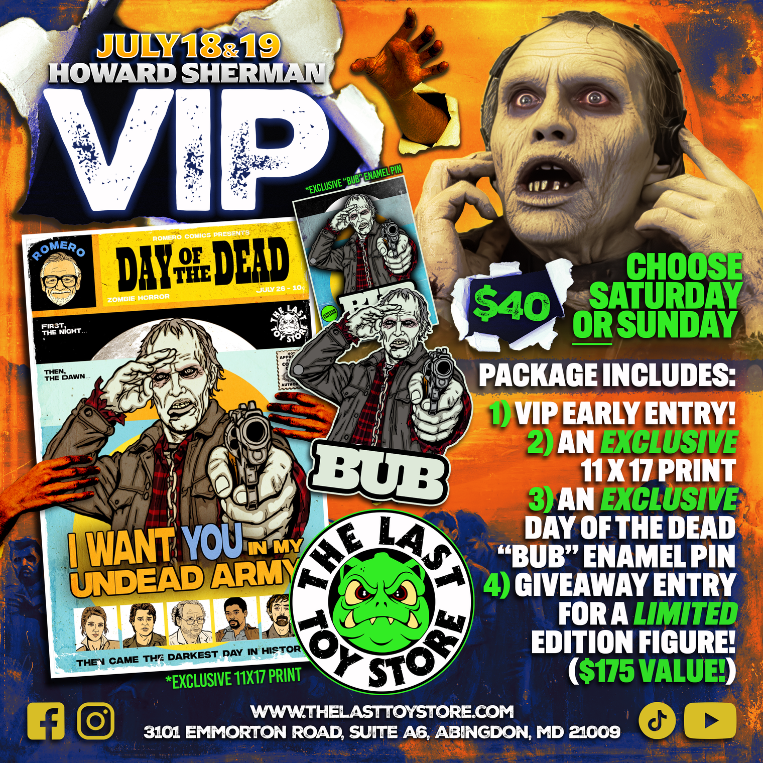 Howard Sherman "Bub" - VIP Package (Pre-Order)