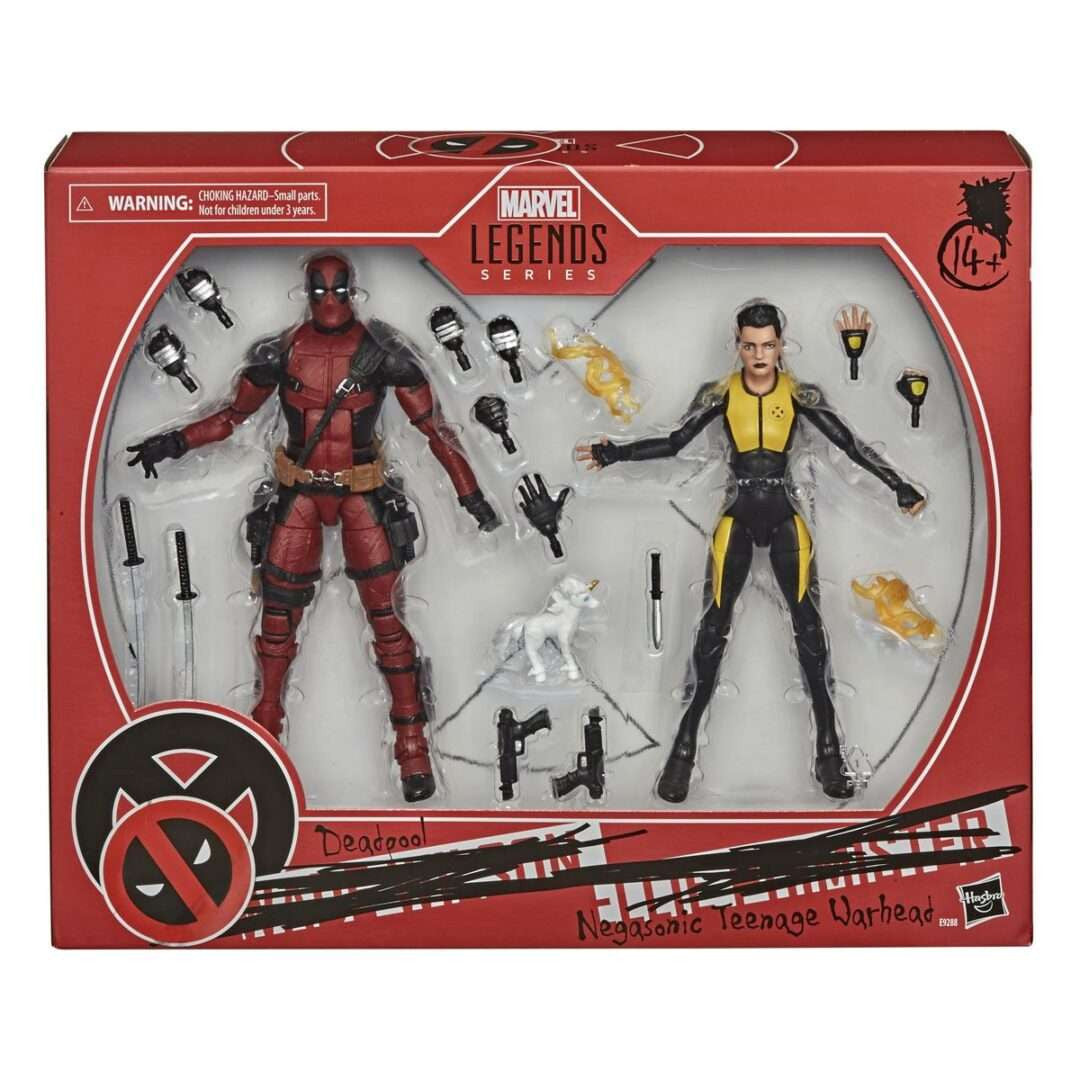 Hasbro X-Men Marvel Legends Deadpool and Negasonic Action Figures