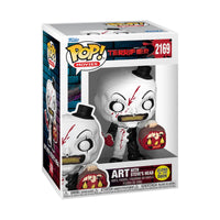 Pop! Movies: Terrifier - Art with Steve's Head (GITD) Vinyl Figure #2169 (Pre-Order)