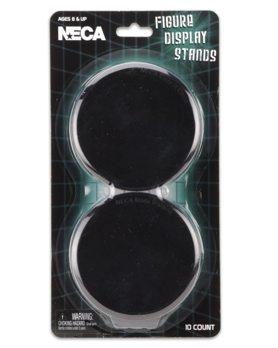 Action Figure Display Stands - 10 Pack (Black) - NECA