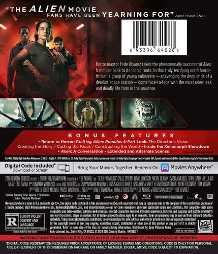 Alien: Romulus - Blu - ray - DVD/Blu - ray/VHS