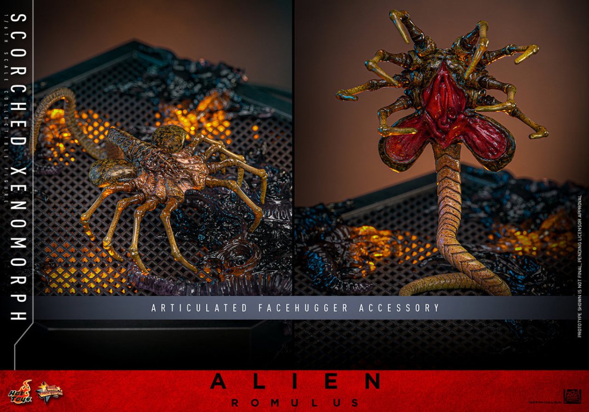 Alien Romulus: Scorched Xenomorph - 1/6 Scale Figure - Hot