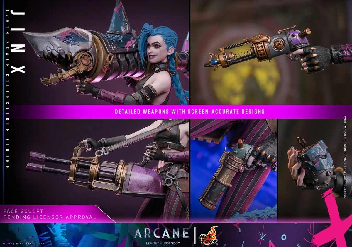 Arcane League of Legends: Jinx - 1/6 Scale Figure - Hot Toys