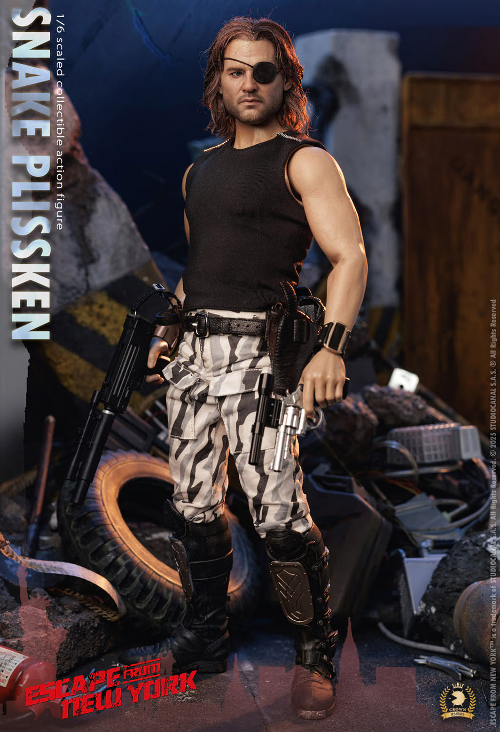 Escape from New York: Snake Plissken (Real Hair Version) - 1/6 Scale Figure
