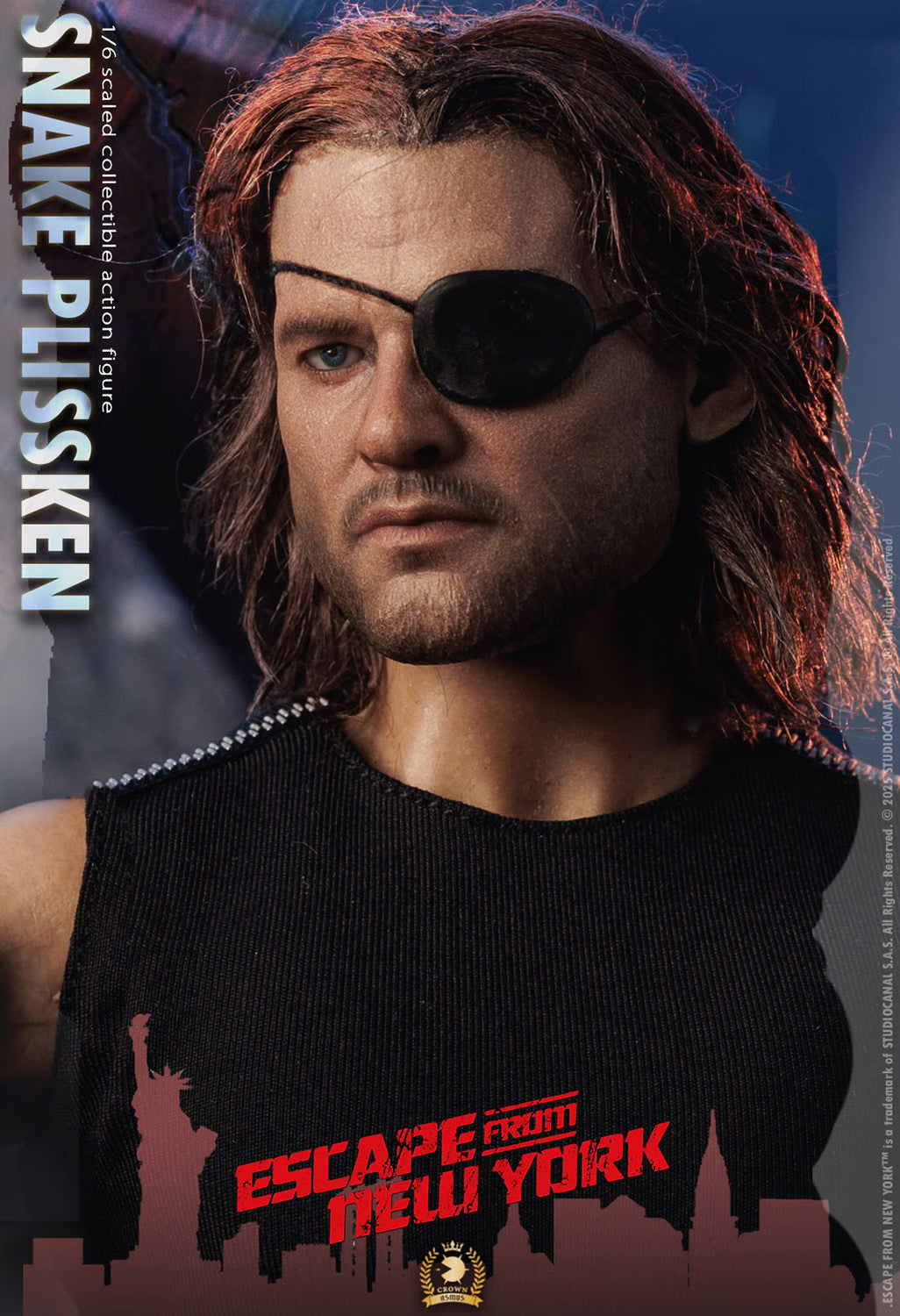 Escape from New York: Snake Plissken (Real Hair Version) - 1/6 Scale Figure
