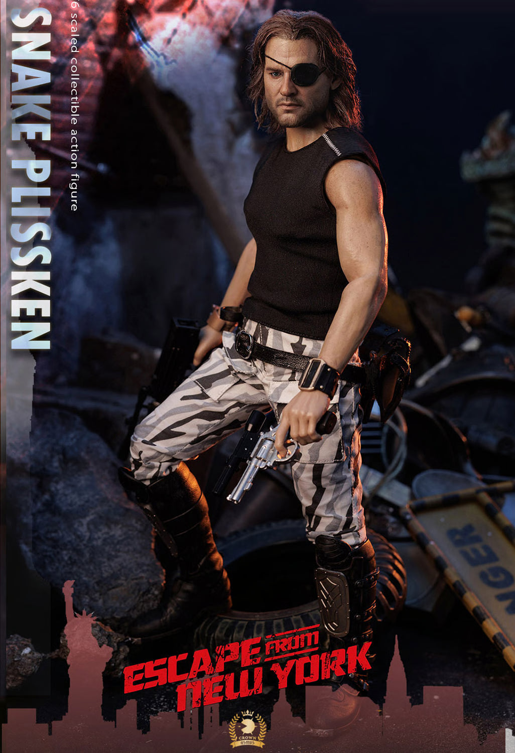 Escape from New York: Snake Plissken (Real Hair Version) - 1/6 Scale Figure