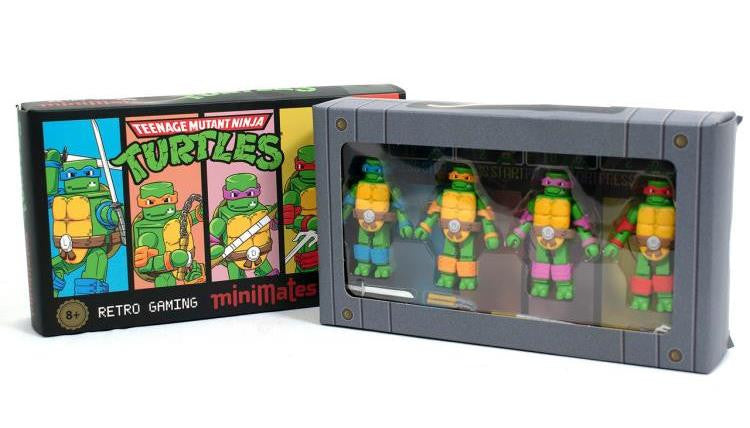 TMNT: Retro Game Minimates SDCC 2024 - Box Set