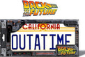 Back to the Future: OUTATIME - License Plate Replica - Doctor Collector