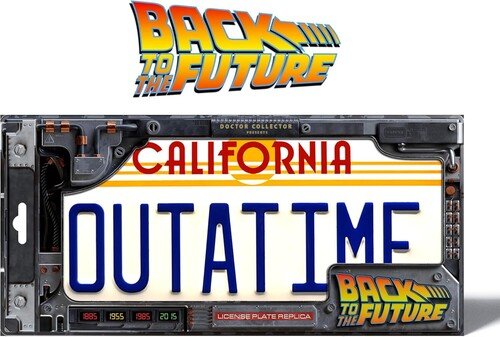 Back to the Future: OUTATIME - License Plate Replica - Doctor Collector