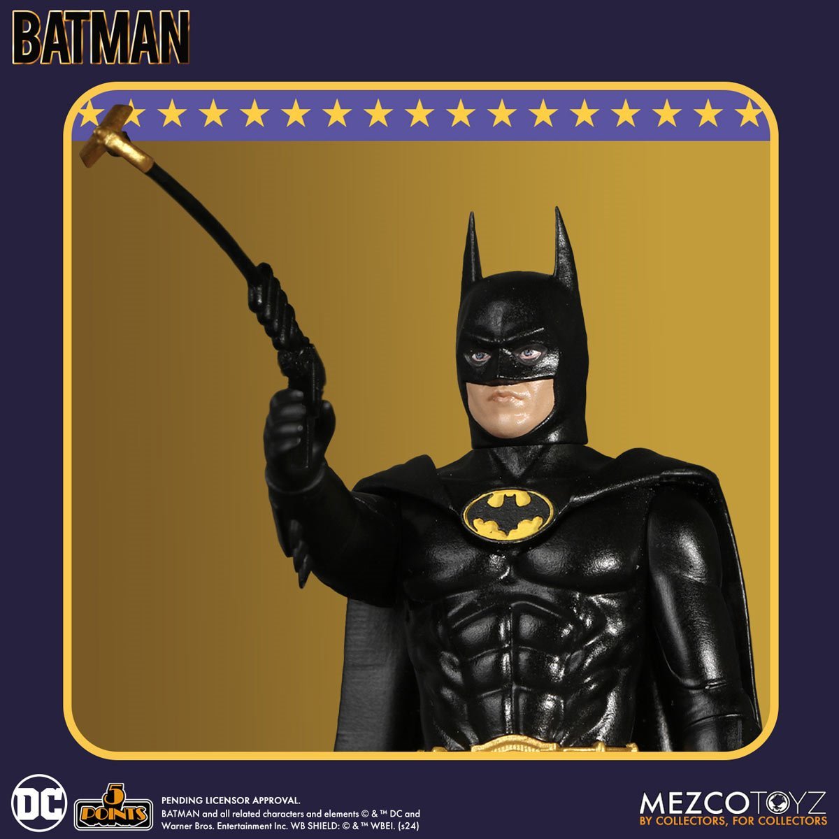 Batman (1989) - 5 Points Action Figures Set of 3 - Mezco Toyz