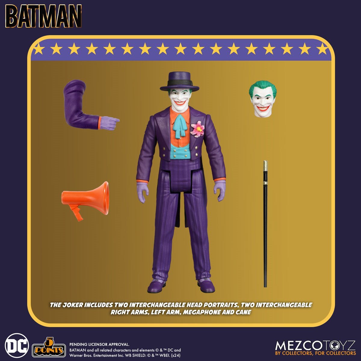 Batman (1989) - 5 Points Action Figures Set of 3 - Mezco Toyz