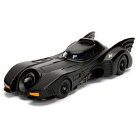 Batman (1989): Batmobile with Batman Figure - 1/24 Scale Die - Cast Metal Model Kit - Jada Toys