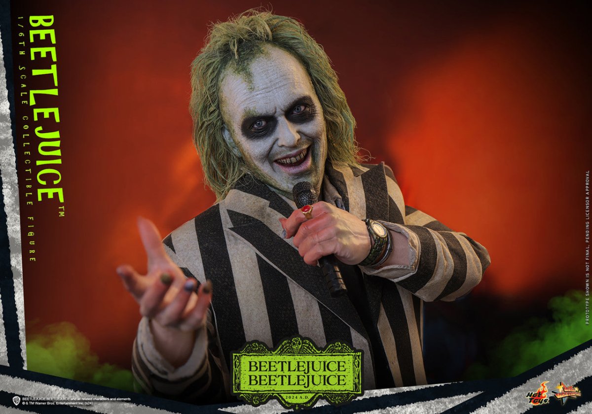 Beetlejuice Beetlejuice - 1/6 Scale Figure with Tombstone - The Last Toy Store