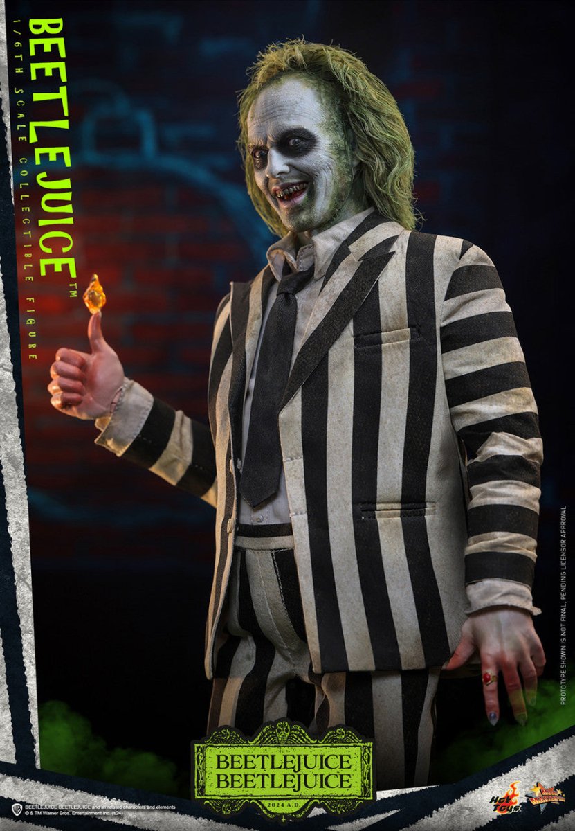 Beetlejuice Beetlejuice - 1/6 Scale Figure with Tombstone - The Last Toy Store