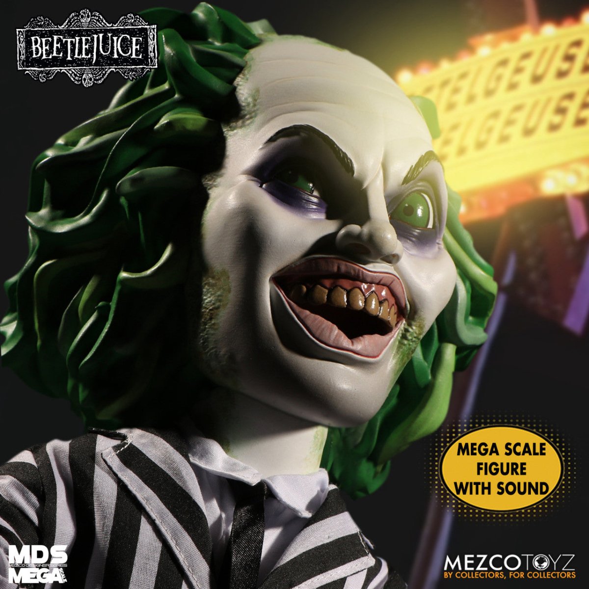 Beetlejuice - MDS Mega Scale Figure with Sound - Mezco Toyz