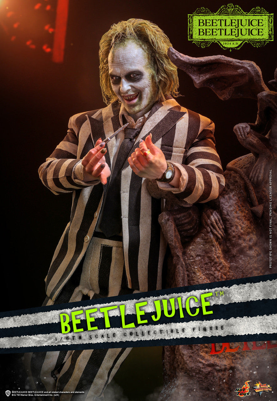 Beetlejuice Beetlejuice - 1/6 Scale Figure with Tombstone