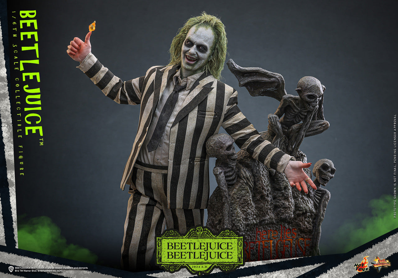 Beetlejuice Beetlejuice - 1/6 Scale Figure with Tombstone