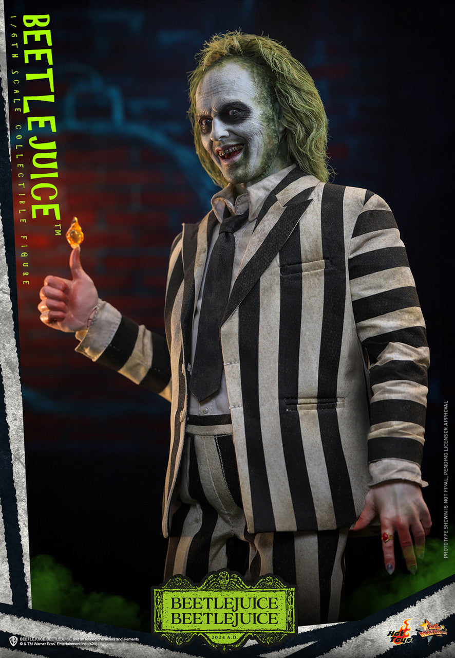 Beetlejuice Beetlejuice - 1/6 Scale Figure with Tombstone