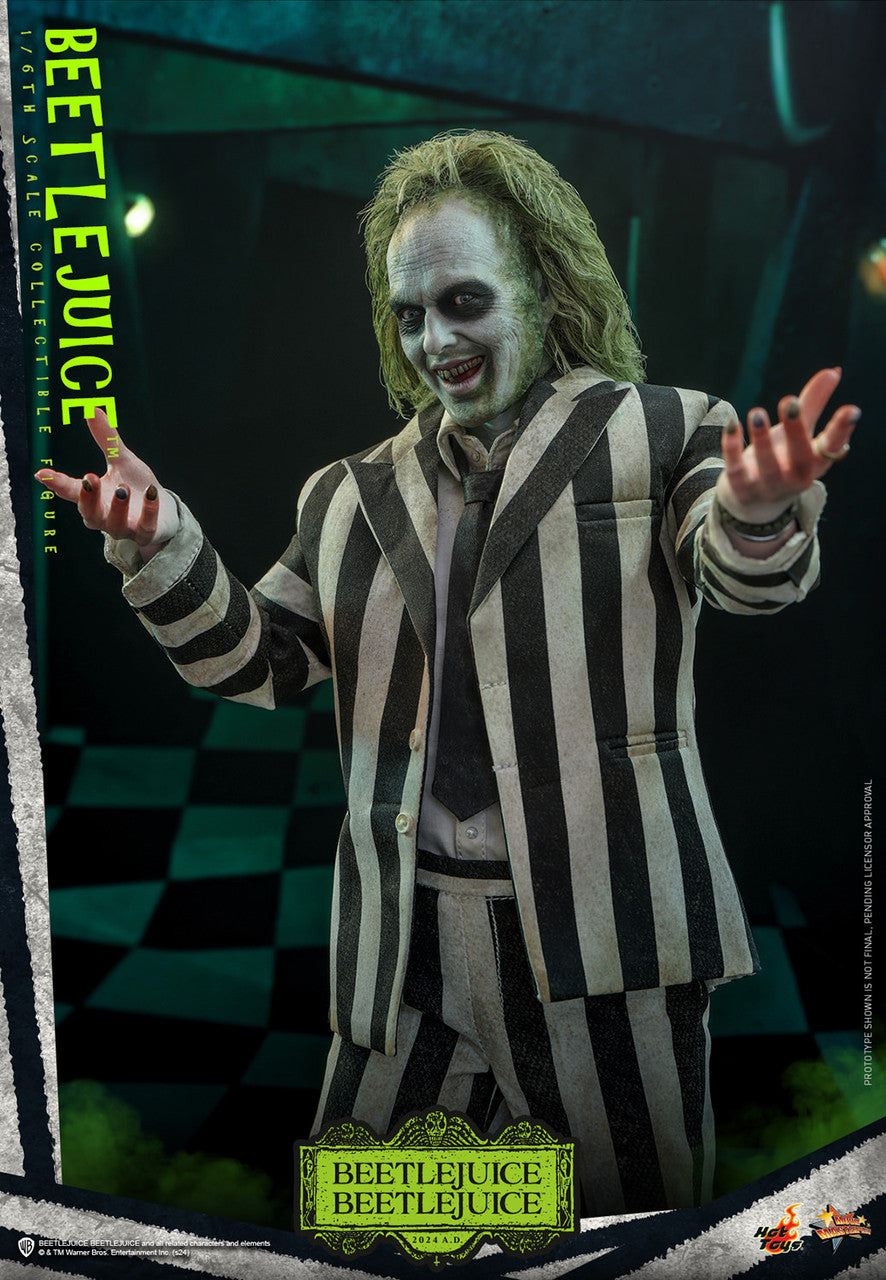 Beetlejuice Beetlejuice - 1/6 Scale Figure with Tombstone