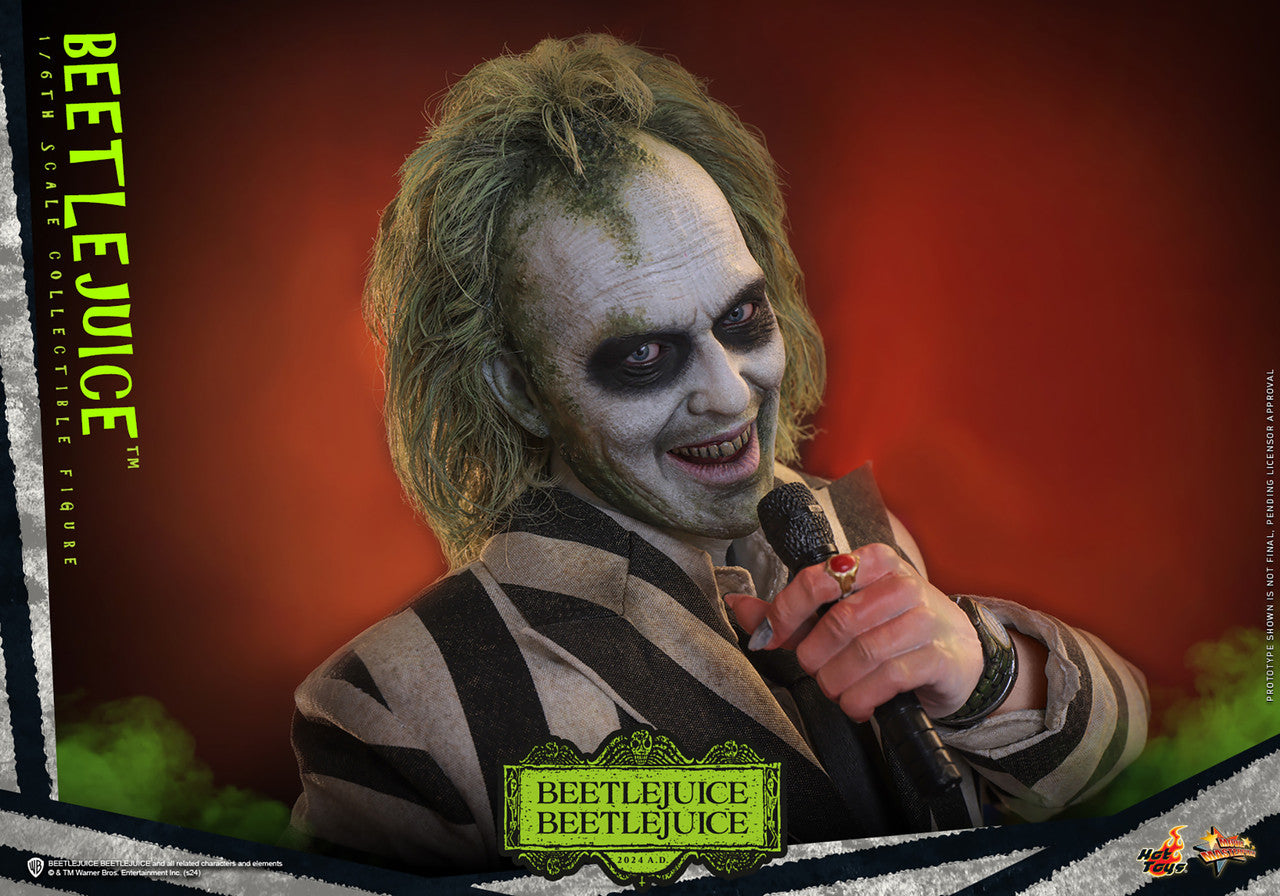 Beetlejuice Beetlejuice - 1/6 Scale Figure with Tombstone