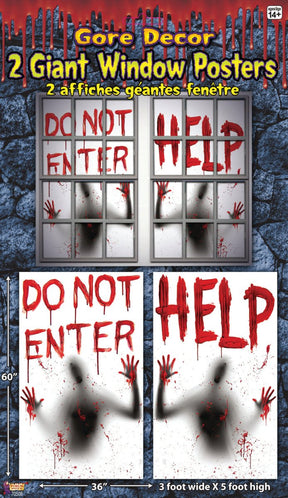 Bloody Window Posters - Rubies