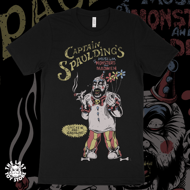 Captain Spaulding - Regular Shirt (Black) - The Last Toy Store
