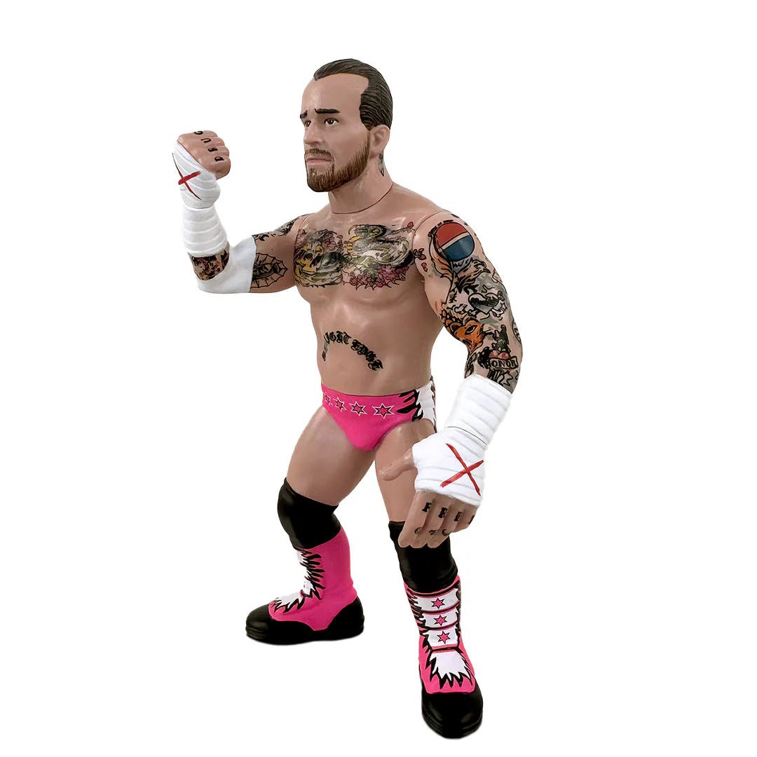 CM Punk (Pink Gear) - Heels and Faces 4.5" Figure - Zombie Sailor's Toys