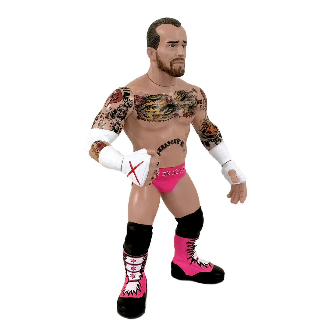 CM Punk (Pink Gear) - Heels and Faces 4.5" Figure - Zombie Sailor's Toys