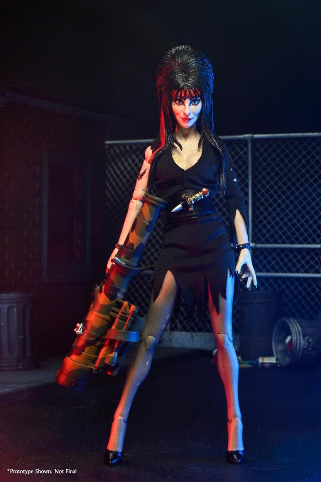 Elvira, Mistress of the Dark: Commando Elvira - 8" Clothed Figure - The Last Toy Store