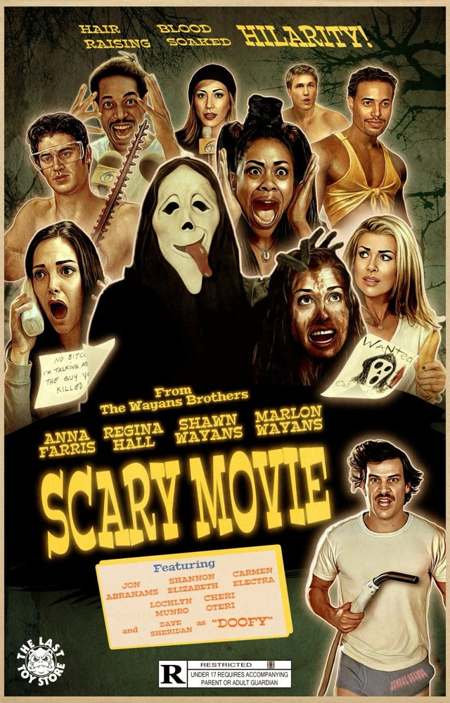 Exclusive Scary Movie Print Signed by Dave Sheridan - Presale - The Last Toy Store