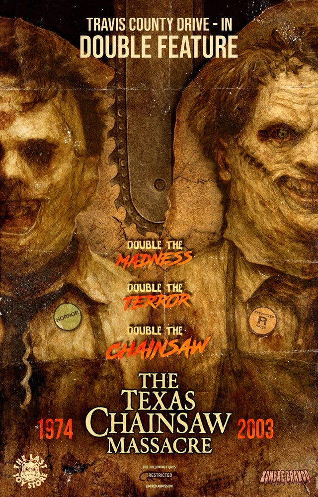Exclusive TCM 1974 and 2003 Signed Print - Presale - The Last Toy Store