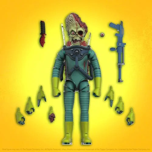 Super7 Mars Attacks ULTIMATES! Martian (Smashing The Enemy) - 7" Scale Figure