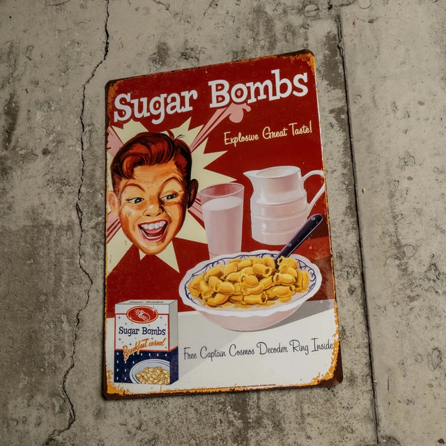 Fallout - Sugar Bombs Metal Sign - Trick or Treat Studios