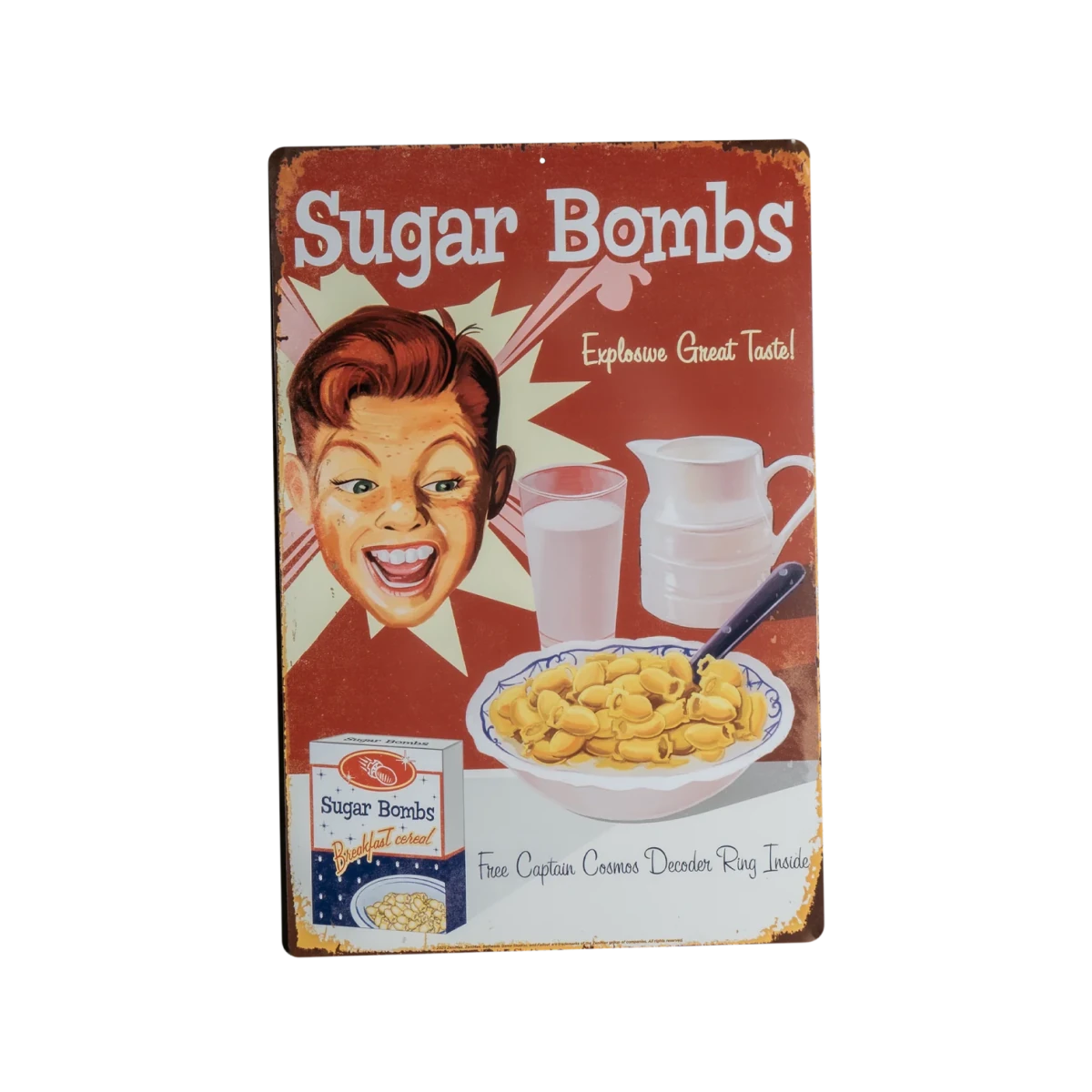 Fallout - Sugar Bombs Metal Sign - Trick or Treat Studios