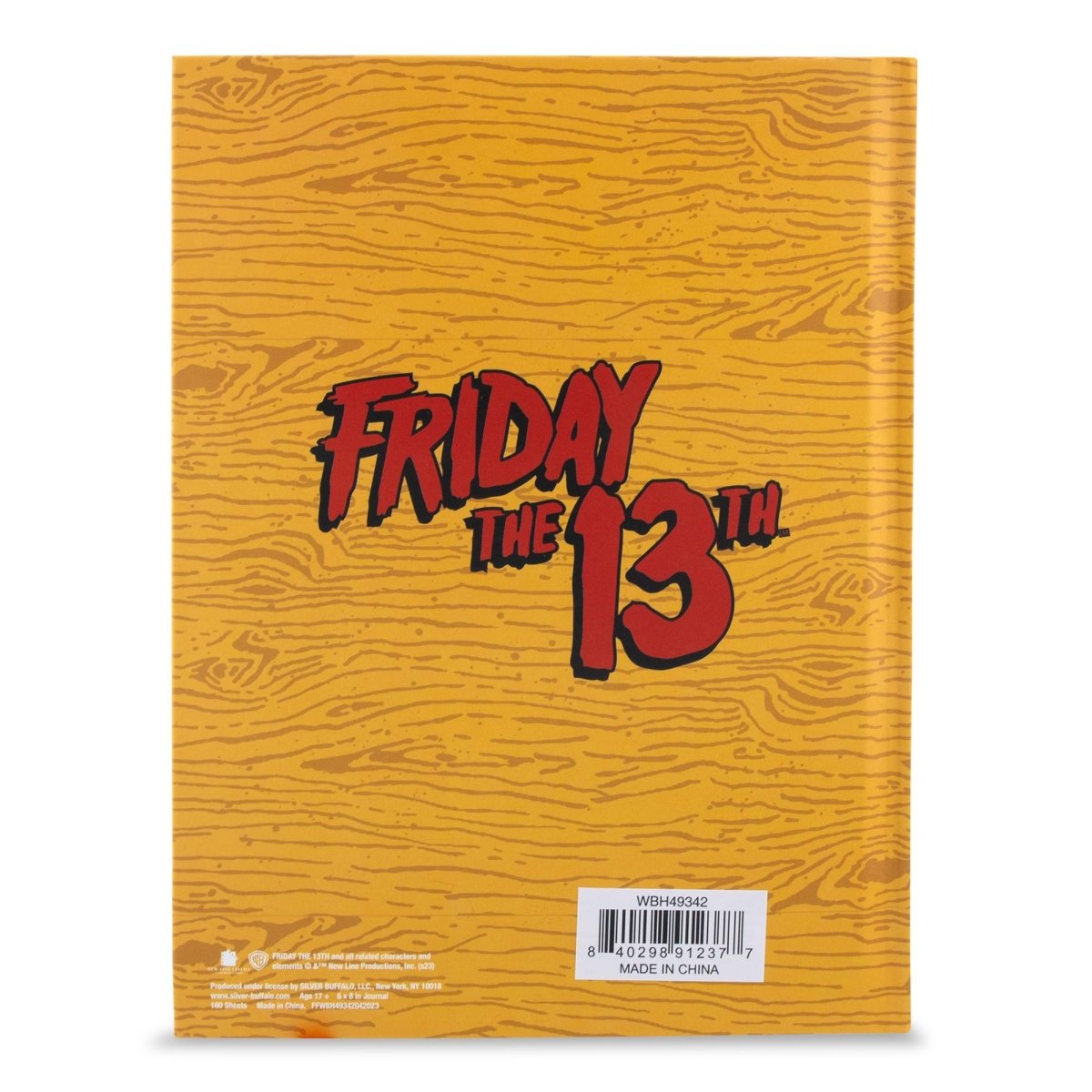 Friday the 13th - Camp Crystal Lake Journal - Silver Buffalo