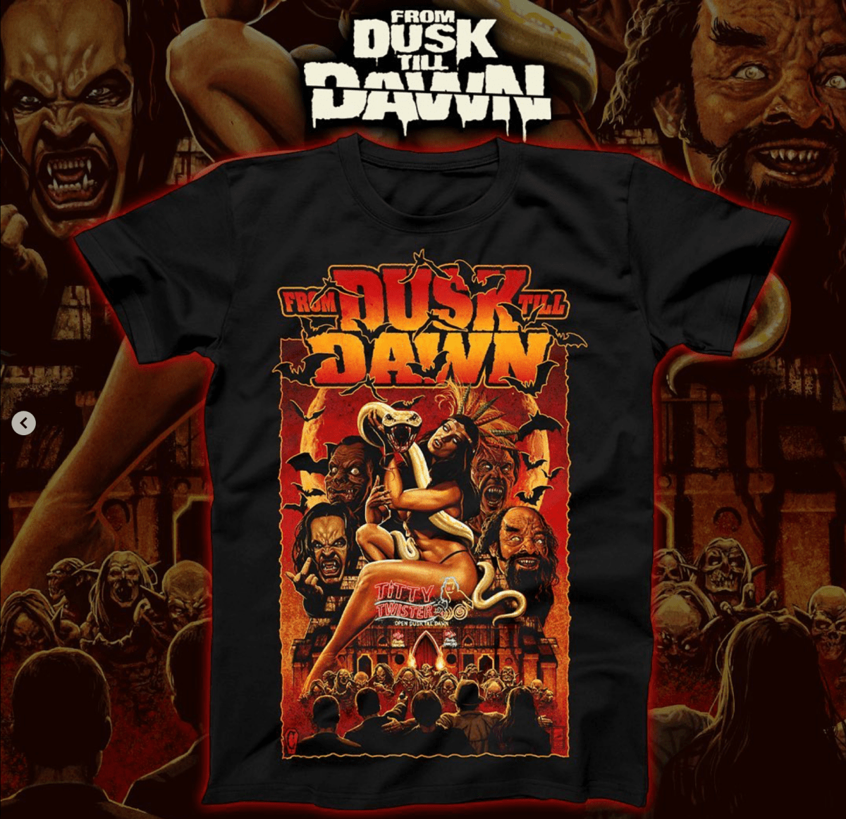From Dusk till Dawn - Horror Premium Tee Shirt for Fans – The Last