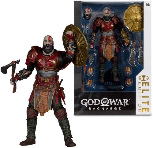 God of War Ragnarok: Kratos (Ares Armor) Elite Edition - 7" Deluxe Action Figure - McFarlane Toys