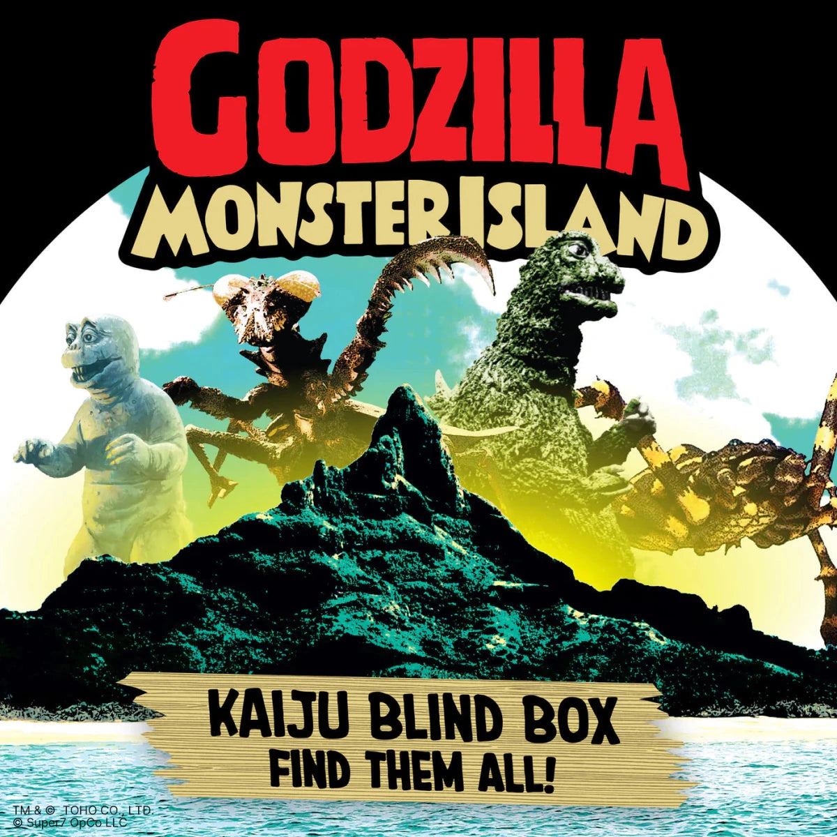 Godzilla: Toho Monster Island (Wave 13) - 3.75" Kaiju Blind Box Figure (Showa Monster Island) - Super7